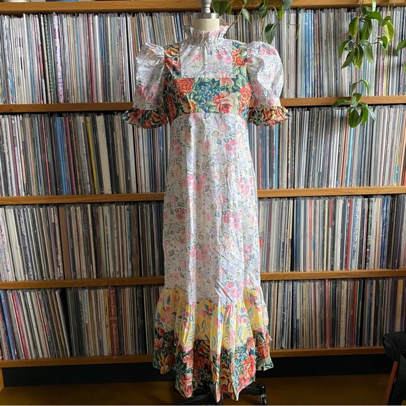 Batsheva Dresses Nwt Batsheva X Laura Ashley Floral Puff Sleeve